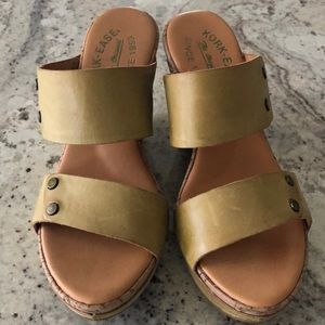 KORK-EASE gorgeous soft leather Wedges size 6